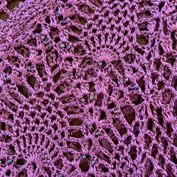 Vintage Betsey Johnson New York Crochet Top - Picture 6 of 9